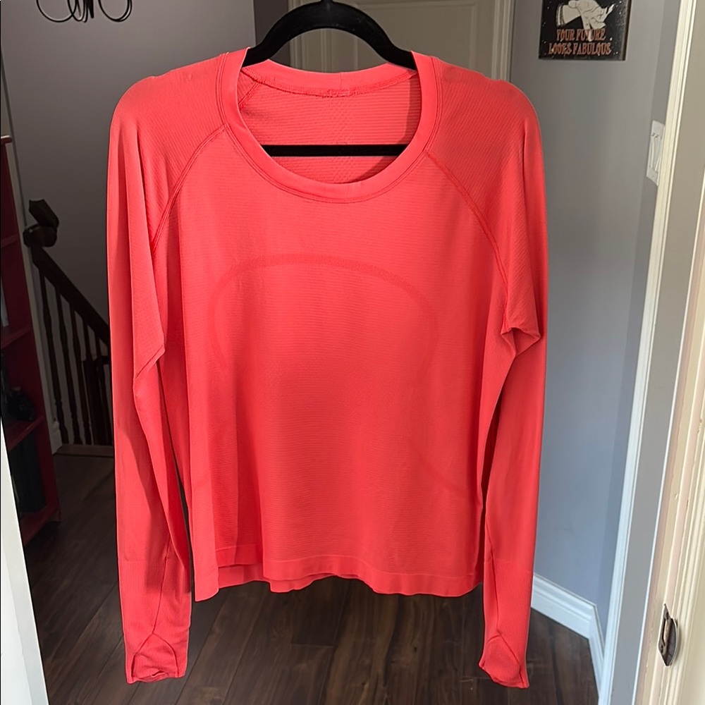 lululemon long sleeve race length swiftly